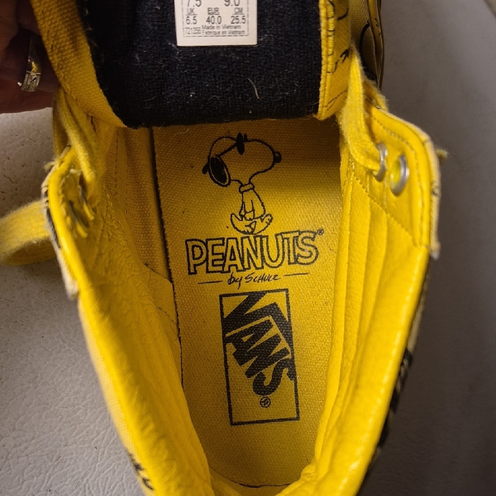 Vans PEANUT SKATE Hi Top Shoes - Picture 8 of 10